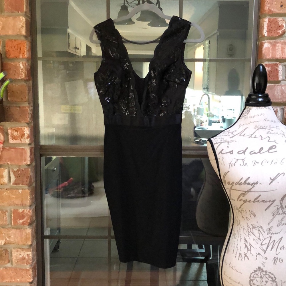 Sexy black dress